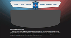 Desktop Screenshot of grom-ochrona.pl